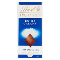Pick n Pay Liquor Lindt Extra Creamy Milk Chocolate 100g offer
