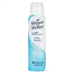Pick n Pay Liquor Shower To Shower Fresh Powder Deodorant 150ml offer