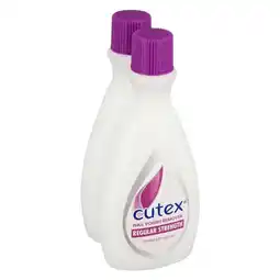 Pick n Pay Liquor Cutex Regular Strength Nail Polish Remover 2 x 100ml offer
