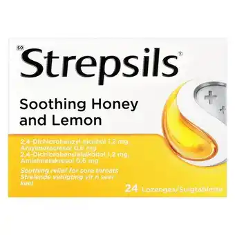 Pick n Pay Liquor Strepsils Lozenges Honey & Lemon 24 Pack offer