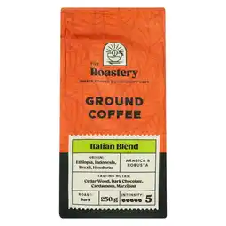 Pick n Pay Liquor The Roastery Italian Blend Ground Coffee 250g offer