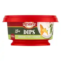 Pick n Pay Liquor President Sour Cream & Chive Dip 150g offer