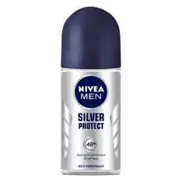 Pick n Pay Liquor Nivea Silver Protect Roll On Deodorant 50ml offer