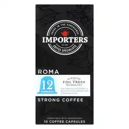 Pick n Pay Liquor Importers Roma Coffee Capsules 10s offer