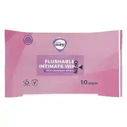 Pick n Pay Liquor PnP Bodysure Flushable Intimate Wipes 10 Pack offer