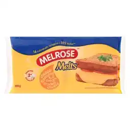 Pick n Pay Liquor Melrose Melts Cheddar Slices 400g offer