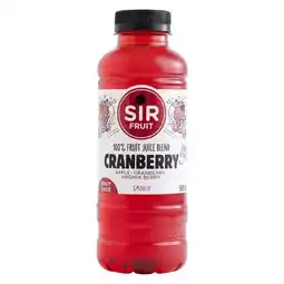Pick n Pay Liquor Sir Fruit Cranberry Apple Juice 500ml offer