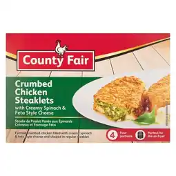 Pick n Pay Liquor County Fair Spinach And Feta Chicken Steaklet 400g offer