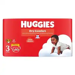 Pick n Pay Liquor Huggies Dry Comfort Nappies Jumbo Pack Size 3 60 Pack offer