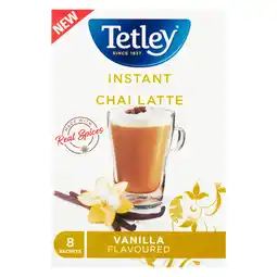 Pick n Pay Liquor Tetley Vanilla Instant Chai Latte 8 Pack offer