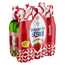 Pick n Pay Liquor Bavaria Smalt Non-Alcoholic Strawberry Flavoured Malt Drink 6 x 340ml offer