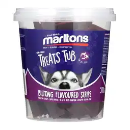 Pick n Pay Liquor Marltons Pet Biltong Strips Tub 500g offer