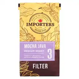 Pick n Pay Liquor Importers Mocha Java Gound Coffee 250g offer