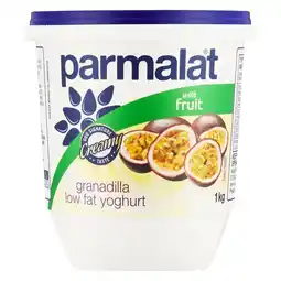 Pick n Pay Liquor Parmalat Medium Fat Granadilla Yoghurt 1kg offer