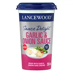 Pick n Pay Liquor Lancewood Sauce Delight Garlic & Onion Sauce 250ml offer