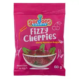 Pick n Pay Liquor Gordons Sweets Fizzy Cherries 60g offer