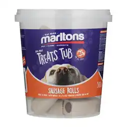 Pick n Pay Liquor Marltons Pet Sausage Rolls Treats Tub 500g offer