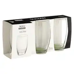 Pick n Pay Liquor Nova Sultan Hi-Ball Glasses 400ml 3 Pack offer
