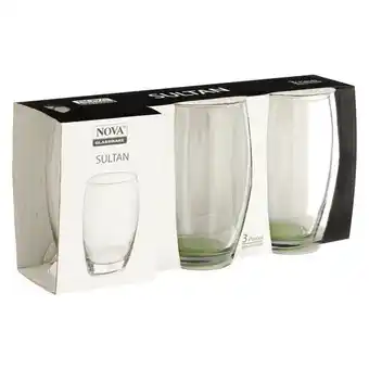Pick n Pay Liquor Nova Sultan Hi-Ball Glasses 400ml 3 Pack offer