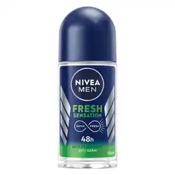 Pick n Pay Liquor Nivea Men Fresh Sensation Deodorant Anti-Persperiant Roll On offer
