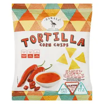 Pick n Pay Liquor Bakali Sweet Chilli Tortilla Chips 100g offer