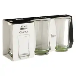 Pick n Pay Liquor Nova Classy Hi-Ball Glasses 365ml 3 Pack offer
