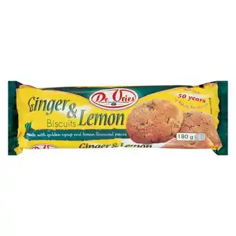 Pick n Pay Liquor De Vries Ginger Lemon 180g offer