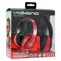 Pick n Pay Liquor Volkano Red Impulse Series Bluetooth Headphones offer