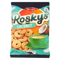 Pick n Pay Liquor Tasty Treats Roskys Coconut Biscuits 350g offer
