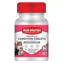 Pick n Pay Liquor Bob Martin Multicare Condition Tablets For Cats & Kittens 50 Pack offer