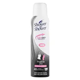Pick n Pay Liquor Shower To Shower Stay Dry Invisible Dry Deodorant 150ml offer