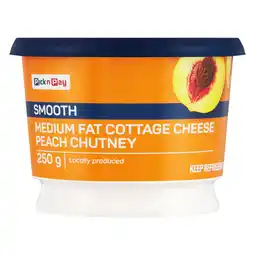 Pick n Pay Liquor PnP Peach Chutney Smooth Medium Fat Cottage Cheese 250g offer