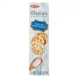 Pick n Pay Liquor Tasty Treats Wheaton's Plain Salt Water Biscuits 125g offer