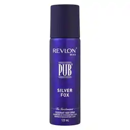 Pick n Pay Liquor Revlon Man Pub Silver Fox Deodorant Body Spray 120ml offer