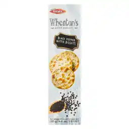 Pick n Pay Liquor Tasty Treats Wheaton's Black Pepper Water Biscuits 125g offer