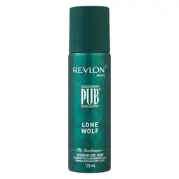 Pick n Pay Liquor Revlon Man Pub Lone Wolf Deodorant Body Spray 120ml offer