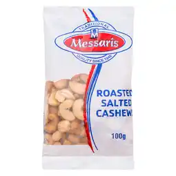 Pick n Pay Liquor Messaris Roasted Salted Cashew 100g offer
