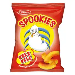 Pick n Pay Liquor Truda Spookies Pele Pele Flavoured Maize Puff 12 x 50g offer