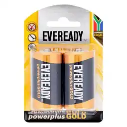 Pick n Pay Liquor Eveready Power Plus Gold D 2 Pack offer