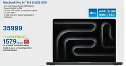 Incredible Connection MacBook Pro 14" M4 512GB SSD offer