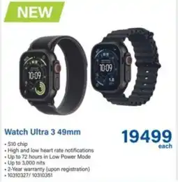 Incredible Connection Apple Watch Ultra 3 49mm offer