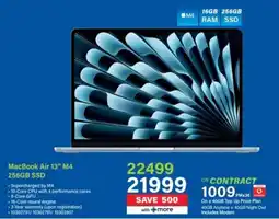 Incredible Connection MacBook Air 13" M4 256GB SSD offer