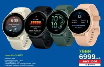 Incredible Connection GARMIN Vívoactive" 6 GPS offer