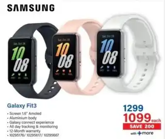 Incredible Connection SAMSUNG Galaxy Fit3 offer