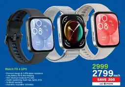 Incredible Connection HUAWEI Watch Fit 4 GPS offer