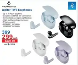 Incredible Connection Volkano Jupiter TWS Earphones offer