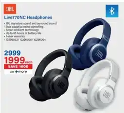 Incredible Connection JBL Live770NC Headphones offer