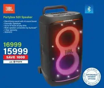 Incredible Connection JBL Partybox 520 Speaker offer