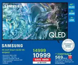 Incredible Connection SAMSUNG 65-inch Smart QLED 4K-65Q60D offer