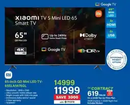 Incredible Connection Xiaomi 65-inch QD Mini LED TV- 65ELA5676GL offer